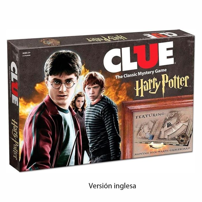 Hasbro Games F1240 Juego de Mesa Cluedo Harry Potter Edición Wizarding World Idioma Inglés. Investigación, Deducción, tablero cambiante +8 años. Hasbro Games F1240 Juego de Mesa Cluedo Harry Potter Edición Wizarding World Idioma Inglés. Investigación, Deducción, tablero cambiante +8 años.