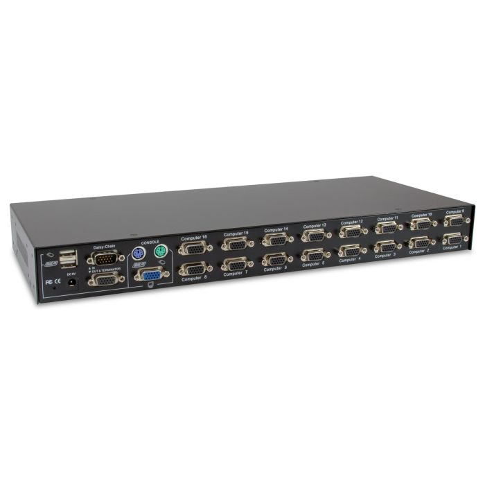 Level One KVM-3216 Switch KVM VGA PS/2-USB de 16 Puertos 1