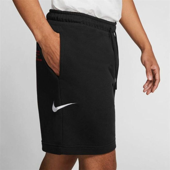 Pantalones Cortos Deportivos para Hombre Nike Sportswear Swoosh Negro 4
