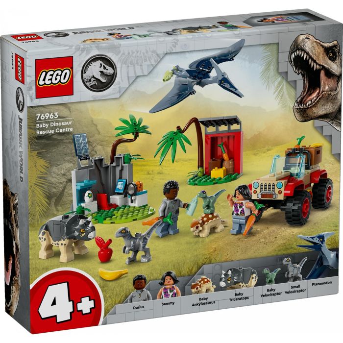 LEGO 76963 Jurassic World Centro de Rescate de Bebés Dinosaurios, Juguete con Figuras de Triceratops y Velociraptor 9 LEGO 76963 Jurassic World Centro de Rescate de Bebés Dinosaurios, Juguete con Figuras de Triceratops y Velociraptor 9