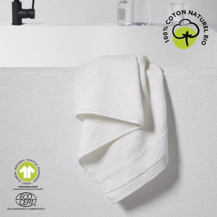 Today TOD3574643536020 Toalla de Baño 100% Algodón Orgánico Certificado Oeko-Tex GOTS 50x90cm