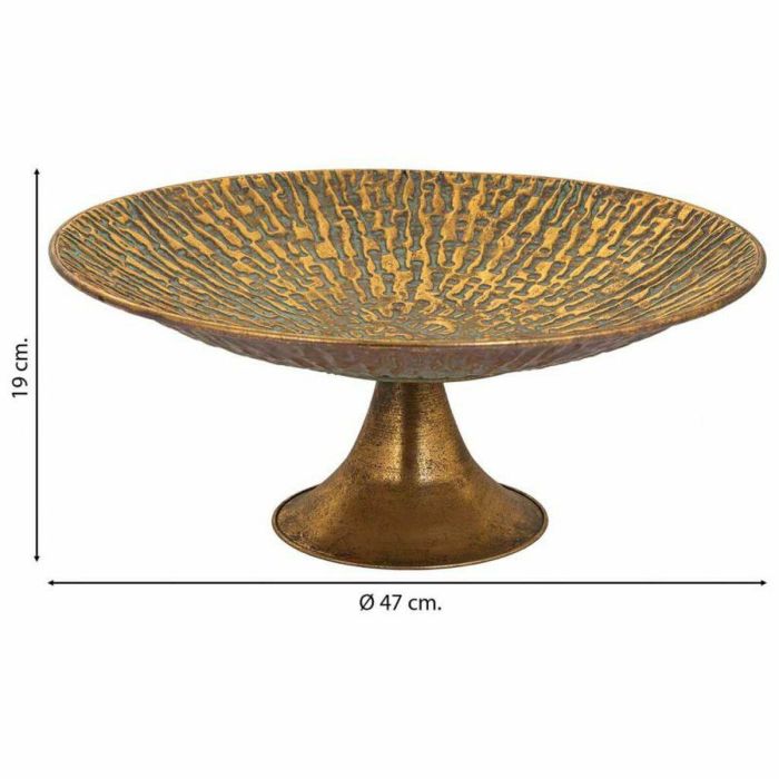 Centro de Mesa Alexandra House Living Oro Hierro 47 x 19 x 47 cm 3