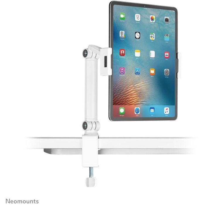 Neomounts DS15-545WH1 Soporte de tablet universal con movimiento completo y abrazadera de escritorio para tablets de 4.7"-12.9", blanco 11