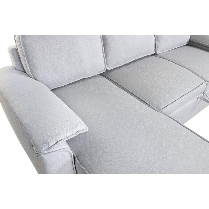 Sofá Cama Home ESPRIT Gris claro Moderno 220 x 153 x 88 cm 7 Sofá Cama Home ESPRIT Gris claro Moderno 220 x 153 x 88 cm 7