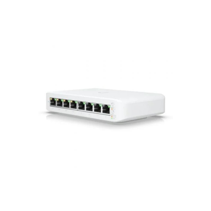 Ubiquiti USW-Lite-8-PoE Switch Gestionado Capa 2, 8 x RJ45, 4 x 802.3at PoE+, Gigabit Ethernet 1 Ubiquiti USW-Lite-8-PoE Switch Gestionado Capa 2, 8 x RJ45, 4 x 802.3at PoE+, Gigabit Ethernet 1