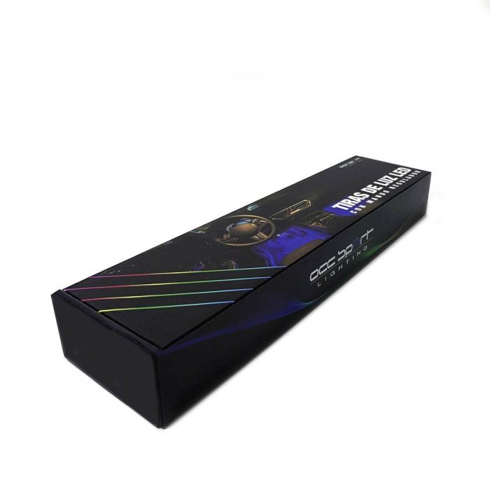 Occ Sport OCCLED11 Luz LED Ambiente para Automóvil, Kit con Mando a Distancia, Colores RGB al Ritmo de Música, USB, 4 Tiras 2 Occ Sport OCCLED11 Luz LED Ambiente para Automóvil, Kit con Mando a Distancia, Colores RGB al Ritmo de Música, USB, 4 Tiras 2