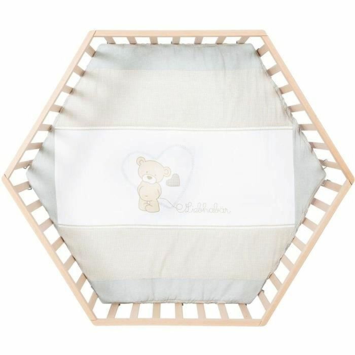 Roba AAAIG72186 Parque Infantil Hexagonal Liebhabear Altura Regulable, Base Extraíble, 6 Ruedas con Freno, Madera Natural, Diseño Osito 5 Roba AAAIG72186 Parque Infantil Hexagonal Liebhabear Altura Regulable, Base Extraíble, 6 Ruedas con Freno, Madera Natural, Diseño Osito 5