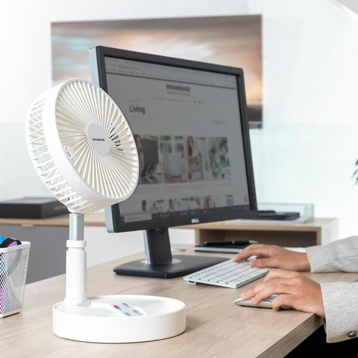 Ventilador Recargable Plegable 3 en 1 Fandle InnovaGoods Ø7,7'' 7200 mAh 11 Ventilador Recargable Plegable 3 en 1 Fandle InnovaGoods Ø7,7'' 7200 mAh 11
