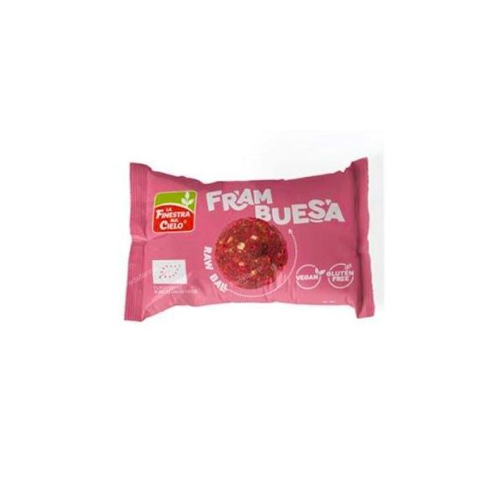 LA FINESTRA SUL CIELO Barrita Energy Ball Frambuesa 20 Uds Ecológica Sin Gluten Vegana