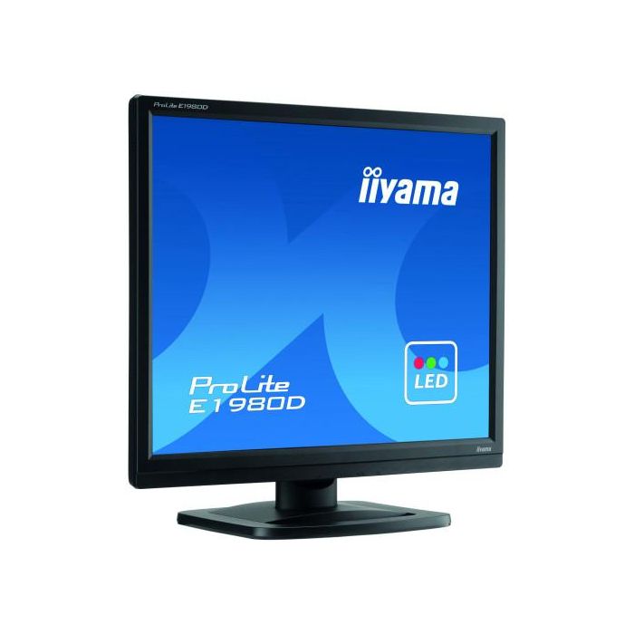iiyama ProLite E1980D-B1 LED display 48,3 cm (19") 1280 x 1024 Pixeles XGA Negro 2