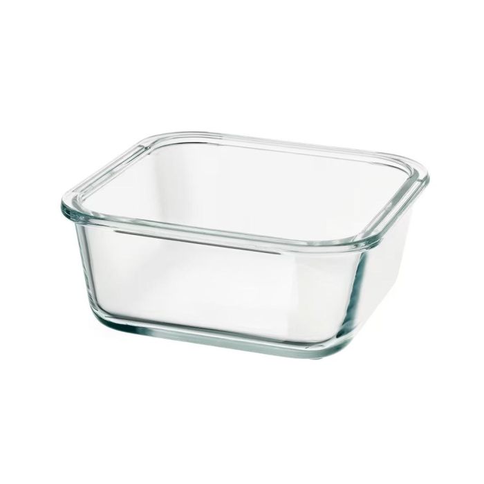 Molde de Vidrio Cuadrado para Airfryer 17.5 cm Quttin - Inde (12 Unidades) 1