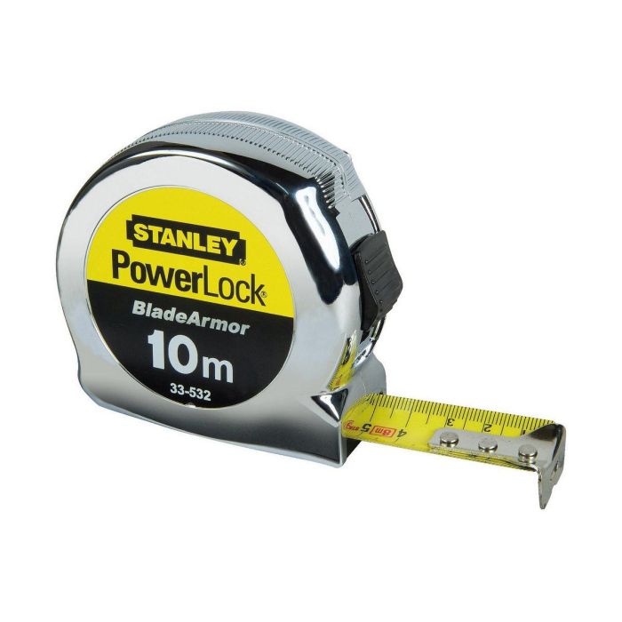 Stanley 0-33-532 Flexómetro Blade Armor Powerlock 10m x 25mm