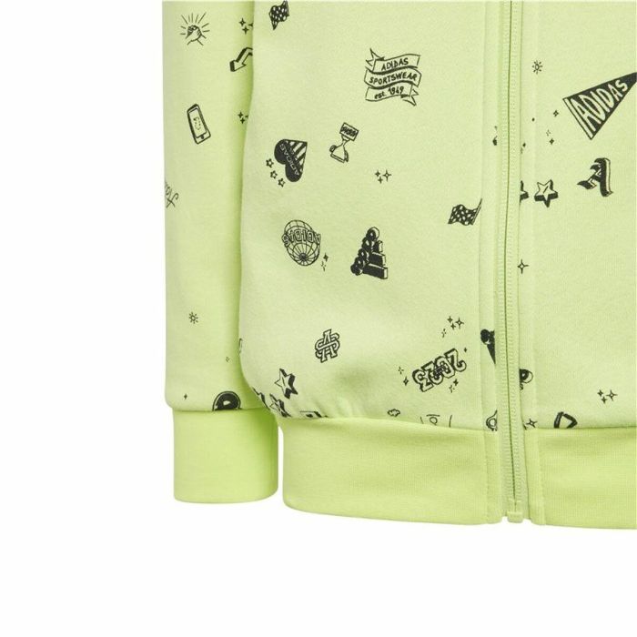 Chándal Infantil Adidas Lk Bluv Q3 Verde 2 Piezas 1