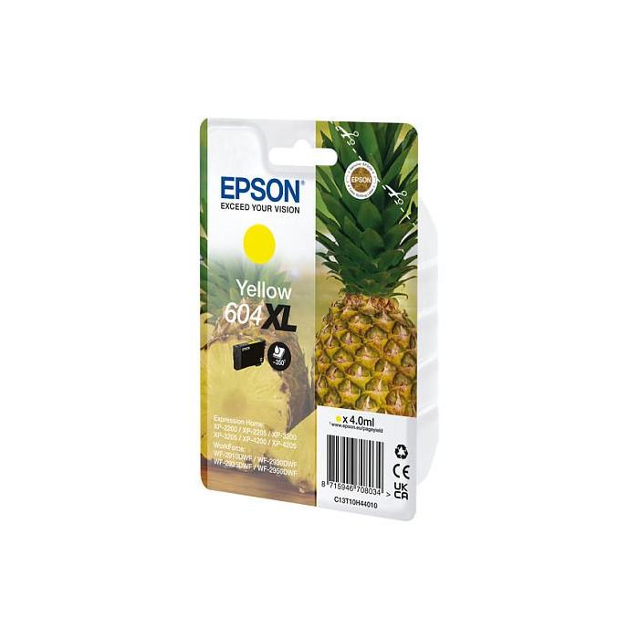 EPSON Cartucho Amarillo 604XL XP-2200, WF-2910DWF Piña