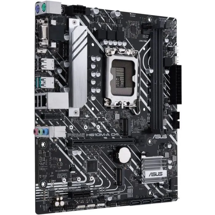 ASUS 90MB19P0-M0EAYC Placa Base Intel H610 LGA 1700 Micro-ATX DDR4 HDMI PCIE3.0 4SATA3 USB3.2 2