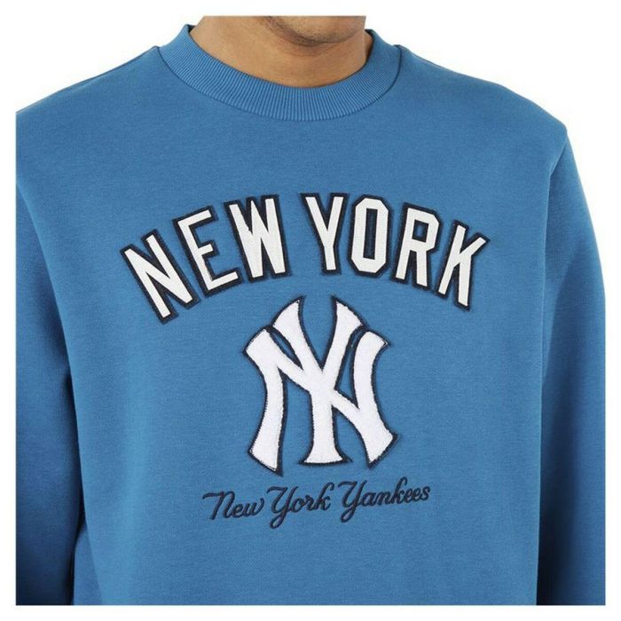 Sudadera sin Capucha Hombre New Era MLB Heritage New York Yankees Azul S 2