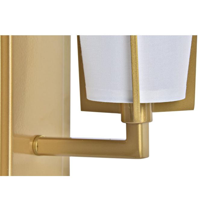 DKD Home Decor Aplique Moderno Dorado Blanco 14 x 25 x 12 cm 2