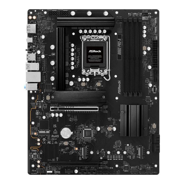 ASRock B860 Pro-A Placa Base ATX LGA 1851 DDR5 con HDMI/DP, Intel B860 Chipset para PC 1 ASRock B860 Pro-A Placa Base ATX LGA 1851 DDR5 con HDMI/DP, Intel B860 Chipset para PC 1