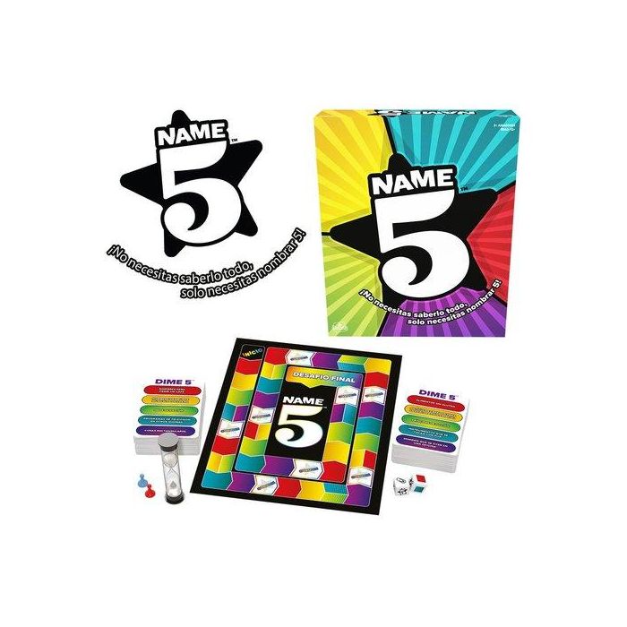 Goliath bv Juego de Mesa Name 5 Big Box para 2-6 Jugadores con Dados y Tarjetas 1