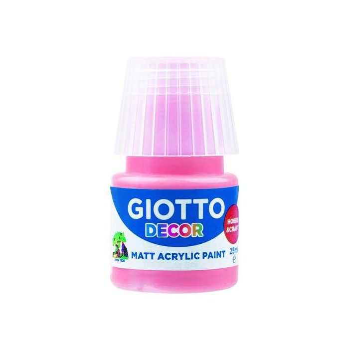 Pintura Acrilica Giotto 25 Ml (Bote) Melocoton 6 unidades