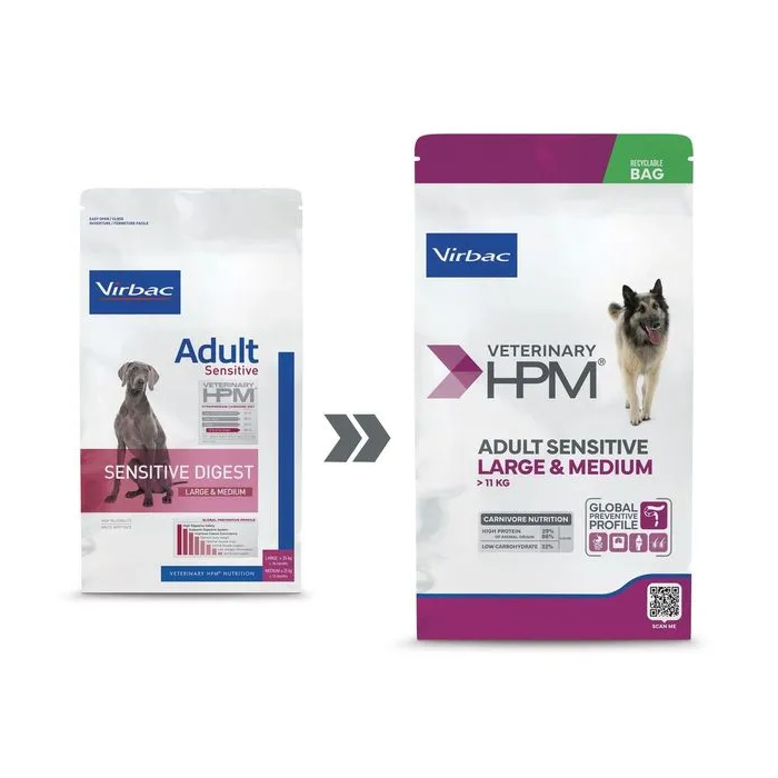 Virbac Alimento para Perros Adultos Razas Medianas y Grandes Sensibilidad Digestiva 3 kg Virbac Alimento para Perros Adultos Razas Medianas y Grandes Sensibilidad Digestiva 3 kg