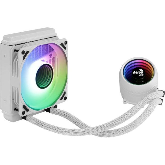 Aerocool Mirage L120 | Refrigeración Líquida AIO RGB Espejo Infinito 120mm | 200W TDP, Silenciosa, Intel/AMD | Blanco 1 Aerocool Mirage L120 | Refrigeración Líquida AIO RGB Espejo Infinito 120mm | 200W TDP, Silenciosa, Intel/AMD | Blanco 1