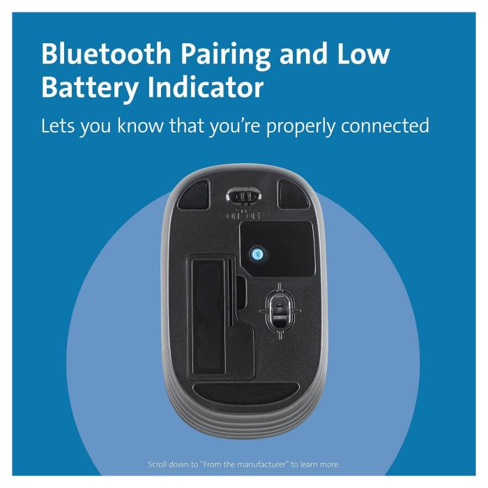 Kensington Ratón Compacto Bluetooth Pro Fit, Ambidextro, Inalámbrico, 3 Botones, Negro 8