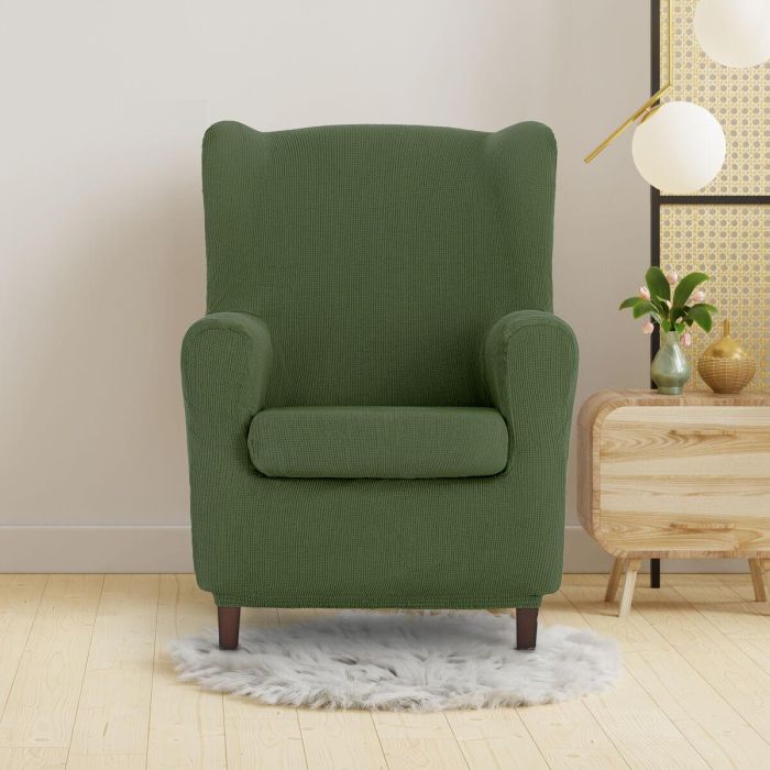 Funda para sillón orejero Eysa ULISES Verde 80 x 100 x 90 cm 5