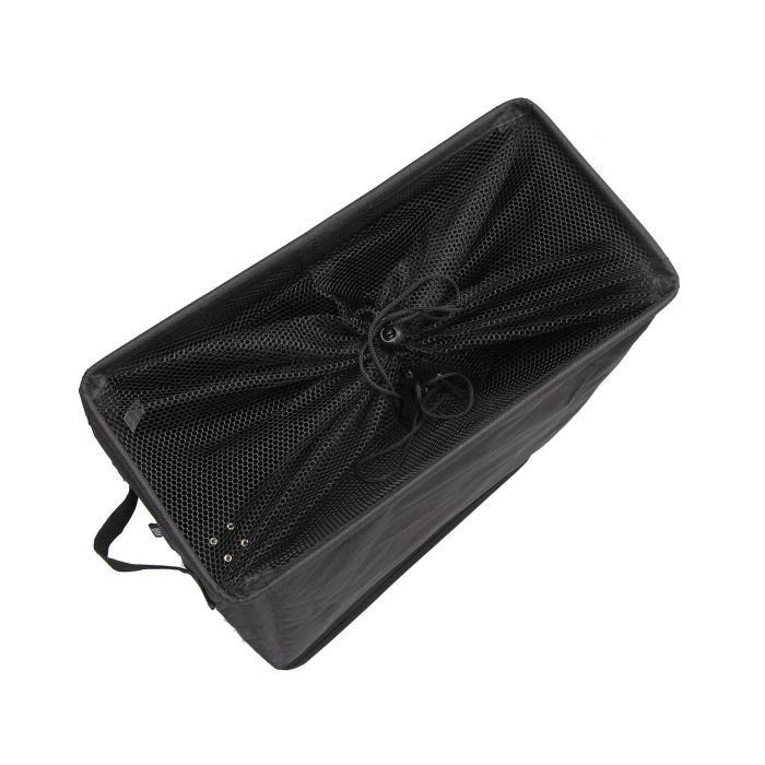 Cesto De Ropa Negro Alargado Con Cubierta De Malla Versa 18X58CM (2 Unidades) 1 Cesto De Ropa Negro Alargado Con Cubierta De Malla Versa 18X58CM (2 Unidades) 1