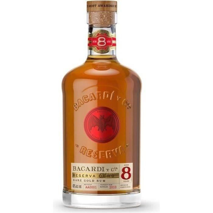 Ron Bacardi Reserva Ámbar 70 cl - 40 °