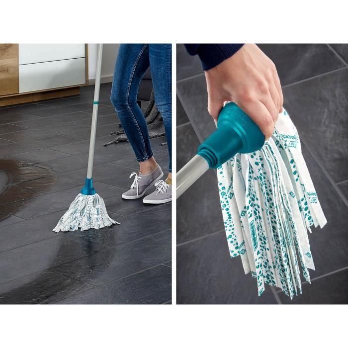 LEIFHEIT Juego de limpieza de suelos Fregona clásica 56792 Juego de limpieza de Leifheit Fregona de viscosa cesta cubo muy absorbente 2 LEIFHEIT Juego de limpieza de suelos Fregona clásica 56792 Juego de limpieza de Leifheit Fregona de viscosa cesta cubo muy absorbente 2