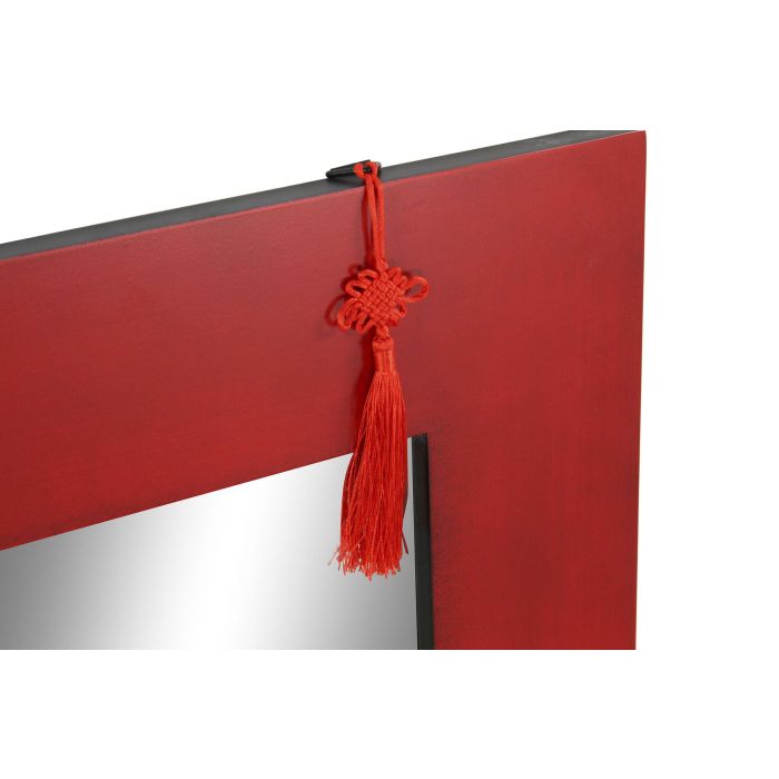 DKD Home Decor Espejo Oriental Rojo Negro 90 x 70 cm 2