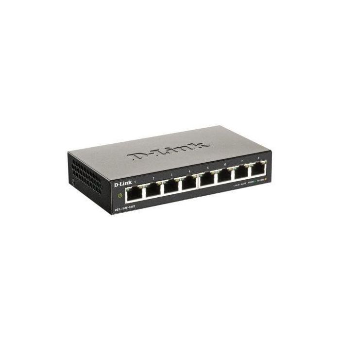 Switch Gestionable D-Link DGS-1100-08V2 8 Puertos/ RJ-45 10/100/1000 2