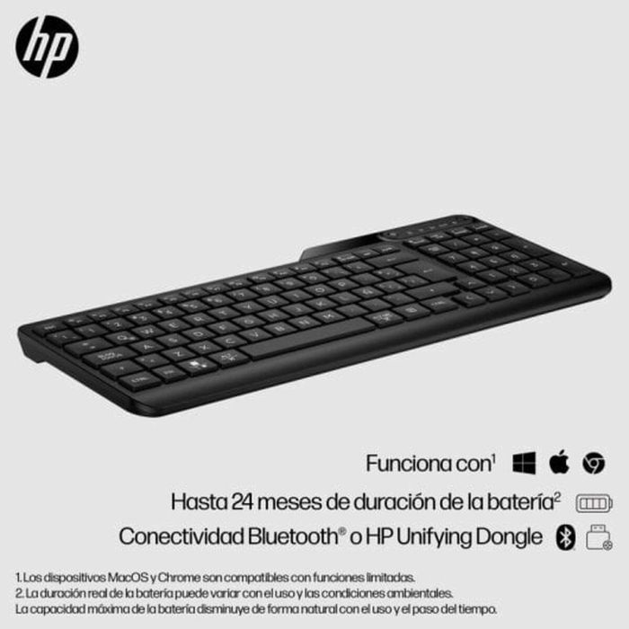 Teclado HP Negro Qwerty Español 3