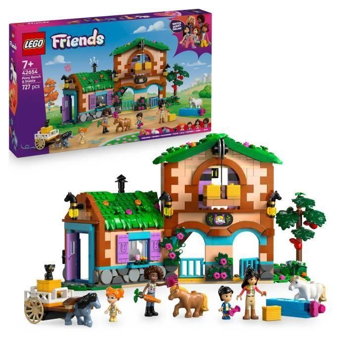 Lego Friends Rancho Y Establo De Ponis 42654 Set De Construcción Con Animales Y Mini Figuras