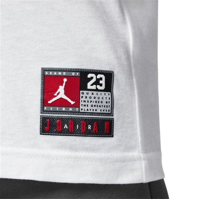 Camiseta de Manga Corta Infantil Jordan Practice Flight Blanco M 1