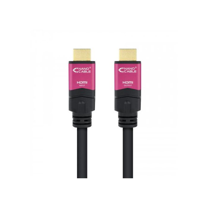 Nano Cable 10.15.3715 Cable HDMI 2.0 Macho-Macho 4K@60Hz 18 Gbps 15m Negro 1