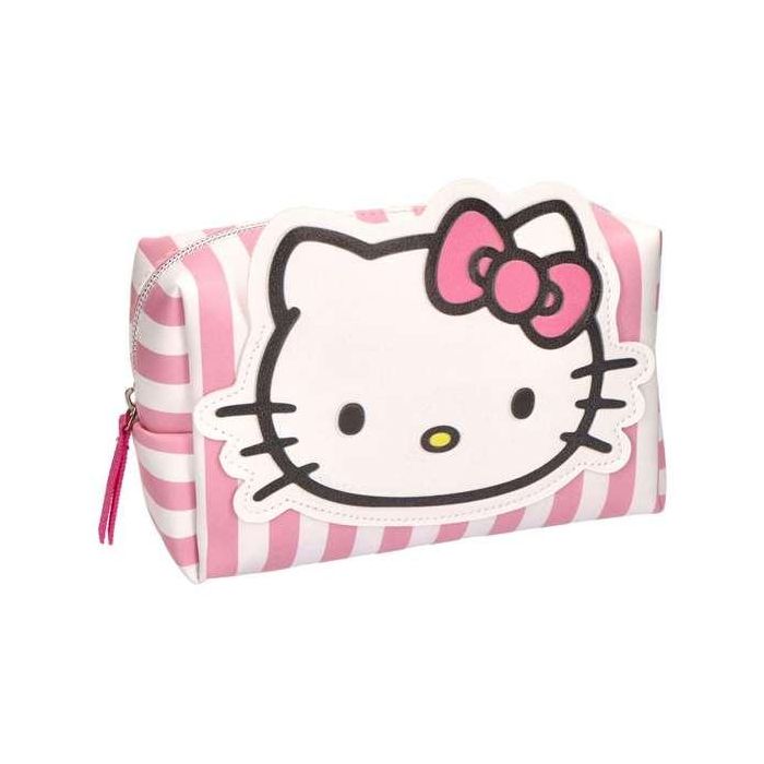 Cerdá Neceser de Viaje Hello Kitty Rosa para Aseo y Cosméticos, Ideal para Niñas y Adultos