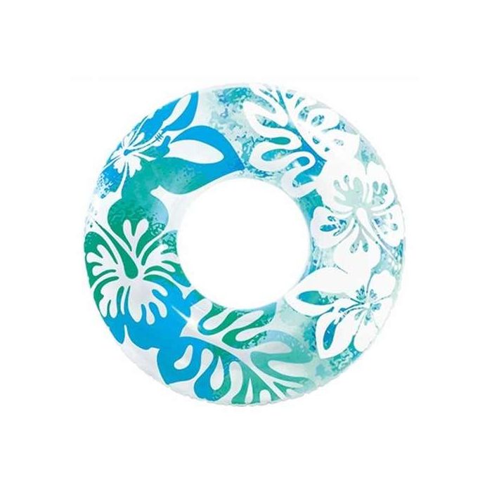 Intex Flotador Rueda Flores 91 cm para Niños (+9 años) - 3 Colores Surtidos PVC 4