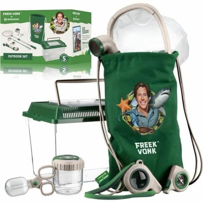 Bresser BRE4007922083933 Kit de Descubrimiento al Aire Libre Freek Vonk: Set de 8 Piezas para Explorar la Naturaleza 0 Bresser BRE4007922083933 Kit de Descubrimiento al Aire Libre Freek Vonk: Set de 8 Piezas para Explorar la Naturaleza 0