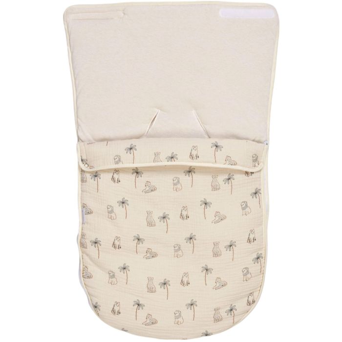 Nido para bebé - CANDIDE - 70 cm - 0/3 meses - Blanco con estampado de tigre 2 Nido para bebé - CANDIDE - 70 cm - 0/3 meses - Blanco con estampado de tigre 2