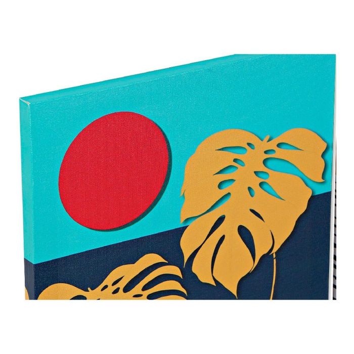 Cuadro Tropical DKD Home Decor Multicolor 1.8 x 40 x 30 cm (4 Unidades) 2 Cuadro Tropical DKD Home Decor Multicolor 1.8 x 40 x 30 cm (4 Unidades) 2