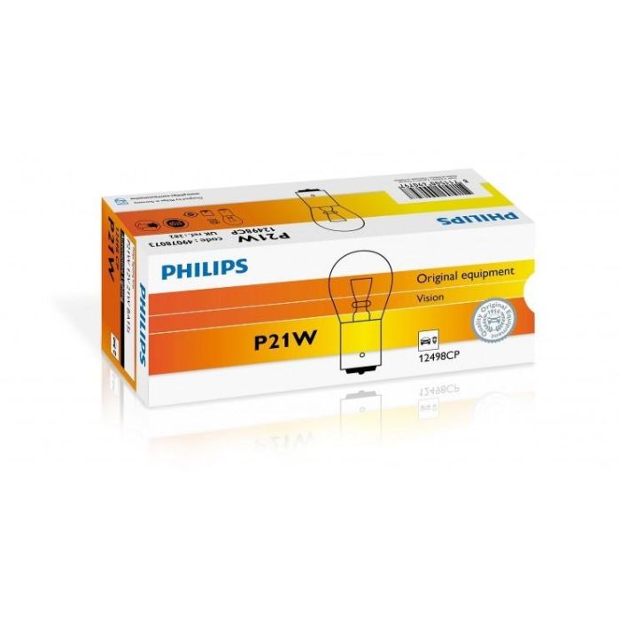 Philips P21 W 12 V21 Ba15S Cp MTECPH 12498CP Philips P21 W 12 V21 Ba15S Cp MTECPH 12498CP