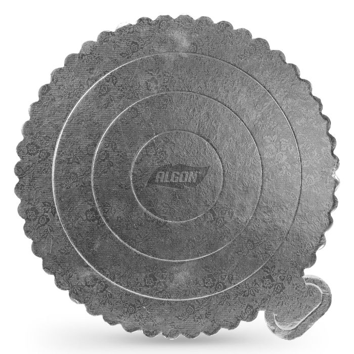 Base para tartas de cartón Algon 40 cm (36 Unidades) 2 Base para tartas de cartón Algon 40 cm (36 Unidades) 2