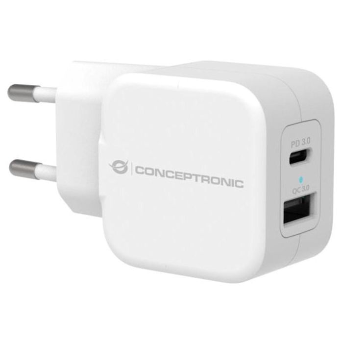 Conceptronic Cargador USB-C PD 20W, Carga Rápida Power Delivery 3.0 para Nintendo Switch, iPad, iPhone, Samsung Galaxy 0 Conceptronic Cargador USB-C PD 20W, Carga Rápida Power Delivery 3.0 para Nintendo Switch, iPad, iPhone, Samsung Galaxy 0