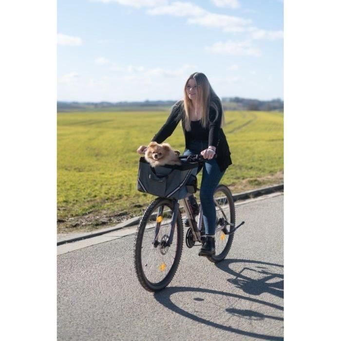 Bolsa de bicicleta KERBL para perros o gatos - Vacaciones - Gris/azul - 38x29x25 cm 2 Bolsa de bicicleta KERBL para perros o gatos - Vacaciones - Gris/azul - 38x29x25 cm 2