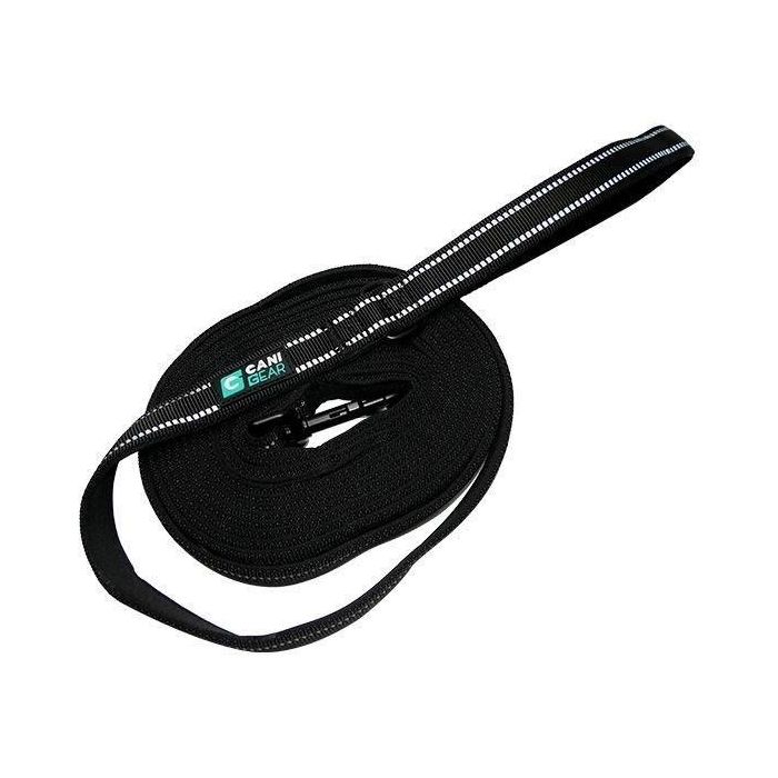 Correa para perros - CANI GEAR - 5 m - Neopreno suave con asa - Negro 1 Correa para perros - CANI GEAR - 5 m - Neopreno suave con asa - Negro 1