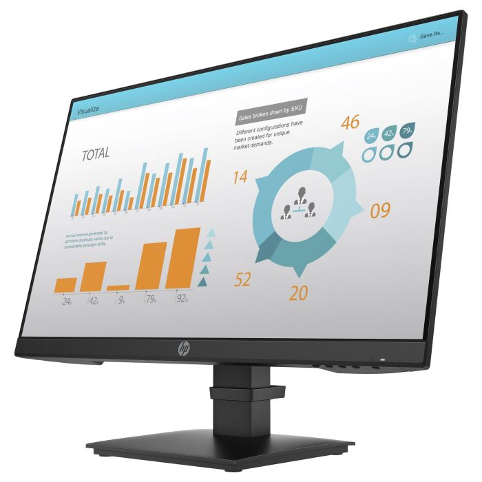 HP Monitor P24 G4 23.8" Full HD IPS 5ms HDMI DisplayPort VGA VESA Negro 1