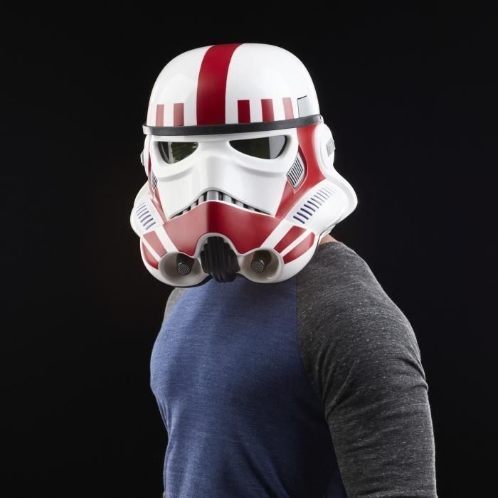 Casco electrónico premium de soldado de choque imperial, artículo de cosplay, a partir de 14 años, Star Wars The Black Series 5 Casco electrónico premium de soldado de choque imperial, artículo de cosplay, a partir de 14 años, Star Wars The Black Series 5