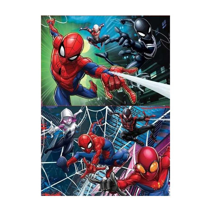 Puzzle 2x100 piezas spiderman 1